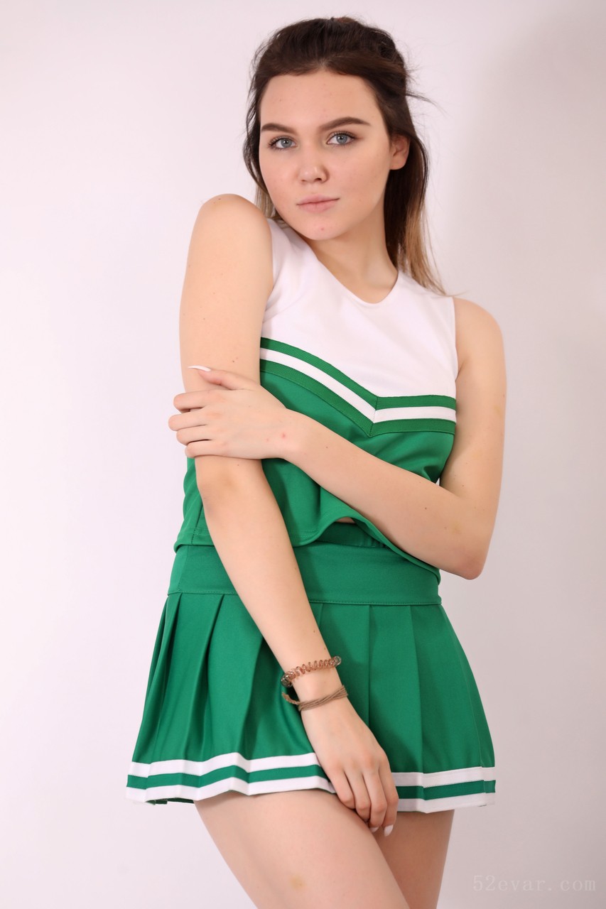 [156P] Amy蓝色啦啦队服写真